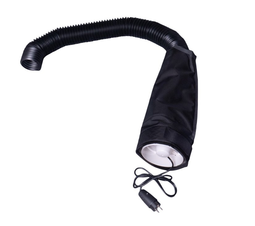 FAN with noise muffler and Tube UK plug/220-240V