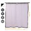 VB2GO SonicVoid 1300 - Acoustic curtain (soundproofing) 1300g/m2, 12mm grommets, curtain rod rings included - Width of curtain: 160cm, Length of curtain: 215cm, Color of curtain: One side WHITE, the other side BLACK