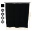 VB2GO SonicVoid 1300 - Cortinas opacas acústicas (insonorización) 1300g/m2, ojales de 12 mm, anillas de barra de cortina incluidas - Anchura de las cortinas: 190cm, Longitud de las cortinas: 230cm, Color de las cortinas: Ambos lados NEGRO