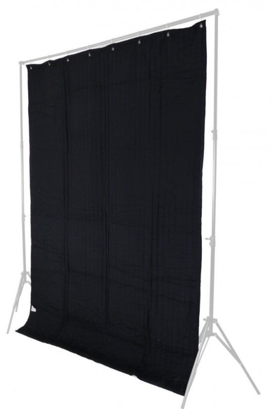 Akustische decken VB77G - Schwarz/Schwarz 300 x 200cm, Akustikpanel für Audio- & Filmproduktion