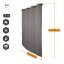 VB2GO deNoise PRO (doble capa) 2850 - Cortina insonorizada (cortina acústica) 2850g/m2, ojales 40mm, blackout, cortina térmica - Anchura de las cortinas: 70cm, Longitud de las cortinas: 315cm