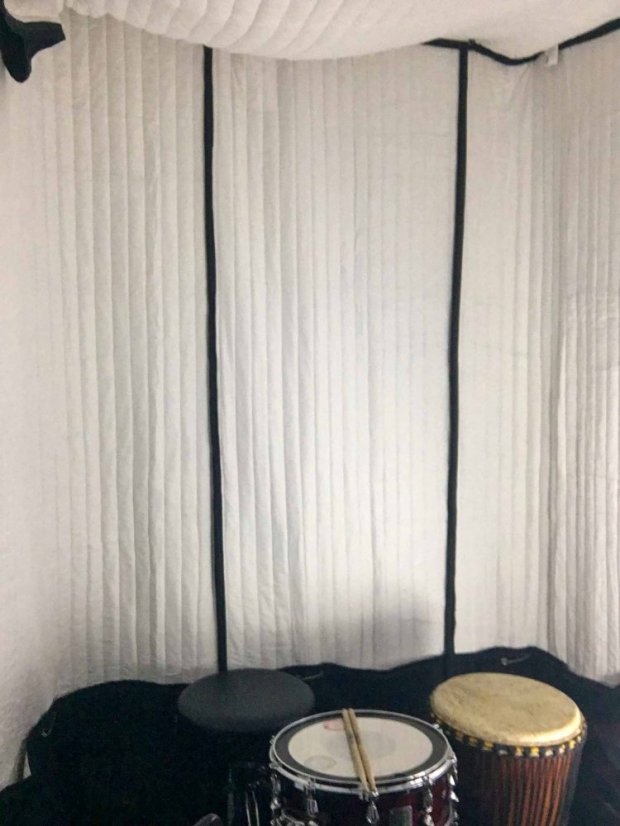 VB2GO acoustic blanket vb72G drums studio