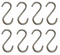 8pcs S hooks flexstand