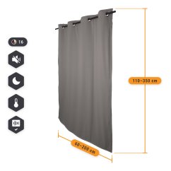 VB2GO deNoise PRO (podwójna warstwa) 2850 – Zasłona dźwiękochłonna 2850 g/m², blackout, termiczna