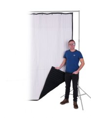 sound blanket VB72G white side person002 sound blanket VB72G white side person002