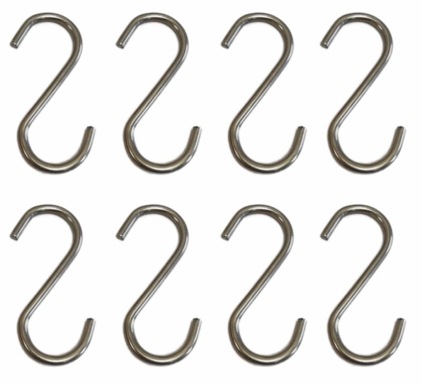 8pcs S hooks flexstand