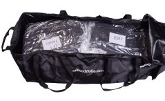 Universal bag for acoustic blankets, curtains, and AVB, EF panels