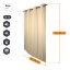 VB2GO deNoise PRO (doble capa) 2850 - Cortina insonorizada (cortina acústica) 2850g/m2, ojales 40mm, blackout, cortina térmica - Anchura de las cortinas: 70cm, Longitud de las cortinas: 315cm