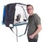 VOMO vocalbooth with person VOMO vocalbooth with person