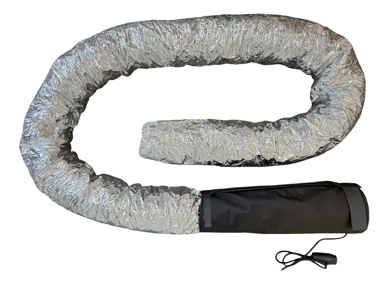 SilentTube with noise muffler and FAN - UK plug/220-240V