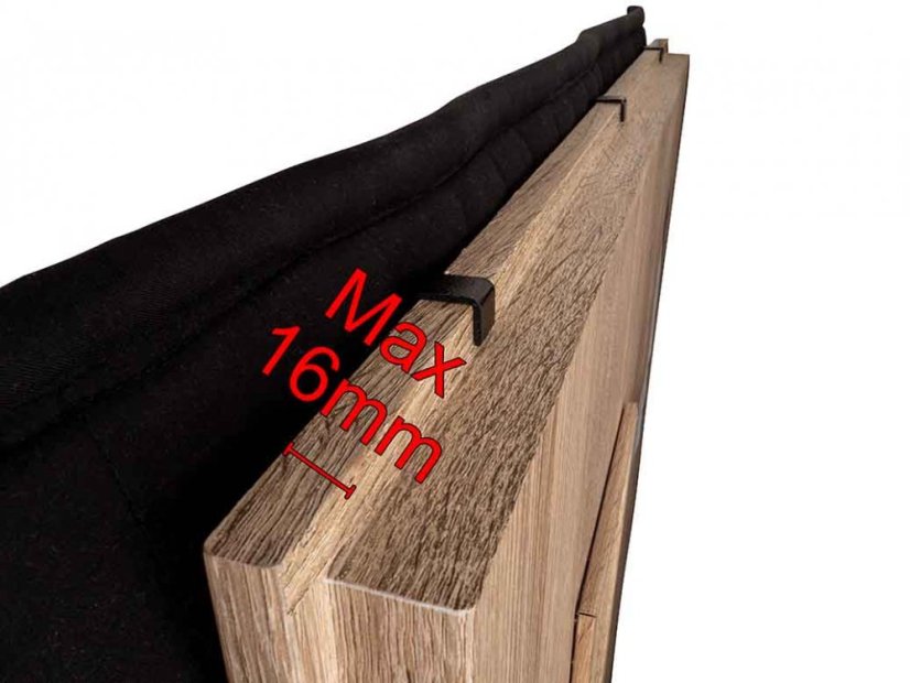 NovaSilence MLV (ALL doors) - Sound insulation for door (MLV + acoustic layer) - Soundproofing panel that you can hang on the door - Door Type & Thickness: Velcro 10cm for any door type