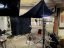 Couverture acoustique VB76G - Blanc/Noir 300 x 200cm, panneau acoustique pour production audio & film