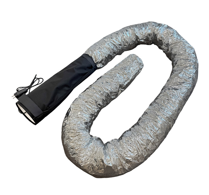 SilentTube with noise muffler and FAN - UK plug/220-240V