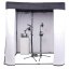 vocal booth open with microphones