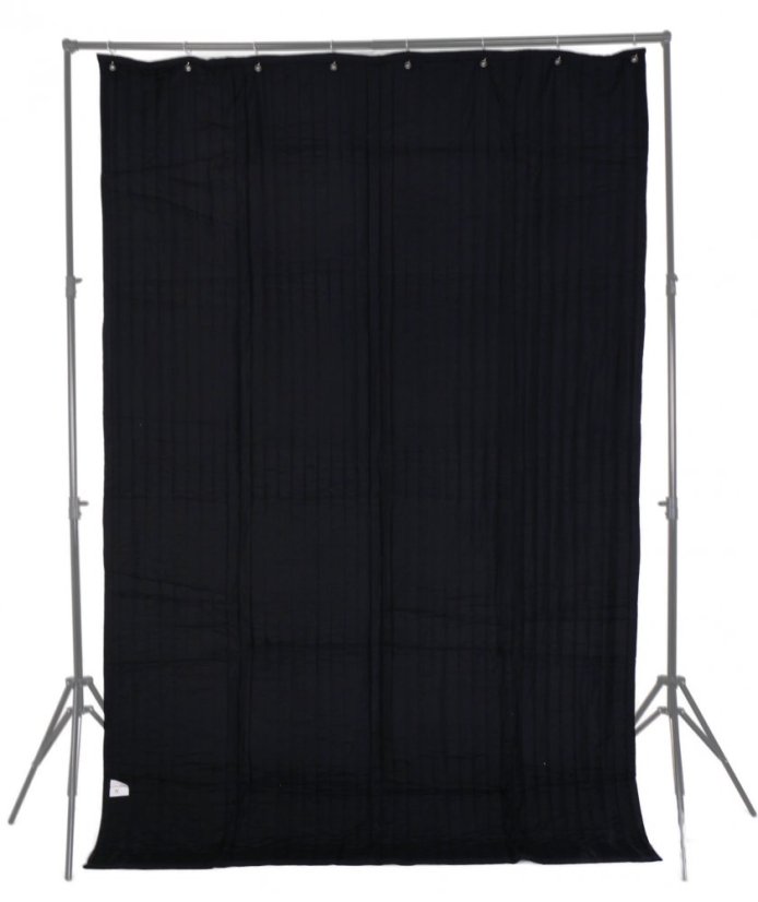 Akustische decken VB77G - Schwarz/Schwarz 300 x 200cm, Akustikpanel für Audio- & Filmproduktion