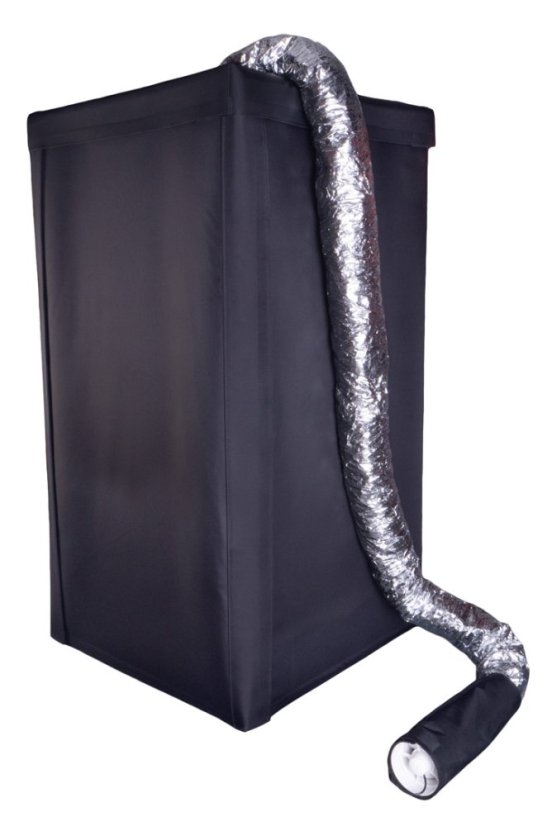 SilentTube with noise muffler and FAN - UK plug/220-240V
