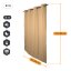 VB2GO deNoise PRO (zweilagig) 2850 - schallschutz vorhang (akustik vorhang) 2850g /m2, 40mm Ösen, Blackout, thermovorhang - Breite der Vorhänge: 130cm, Länge der Vorhänge: 325cm