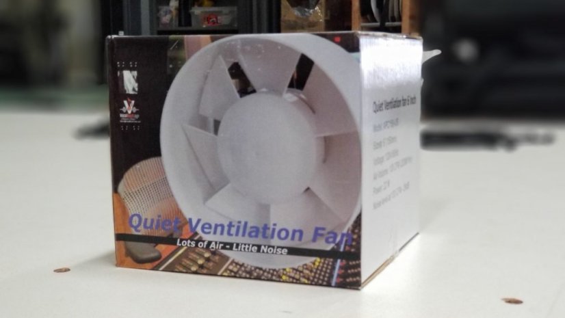 Ventilador silencioso de 15 cm con enchufe ES/220-240V