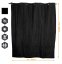 VB2GO deNoise 1300 – Rideau phonique (rideau acoustique) 1300g/m2, 40mm œillets, occultant, rideau thermique - Largeur des rideaux: 90cm, Longueur des rideaux: 300cm, Couleur des rideaux: Les deux côtés NOIR