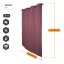 VB2GO deNoise PRO (doble capa) 2850 - Cortina insonorizada (cortina acústica) 2850g/m2, ojales 40mm, blackout, cortina térmica - Anchura de las cortinas: 70cm, Longitud de las cortinas: 315cm