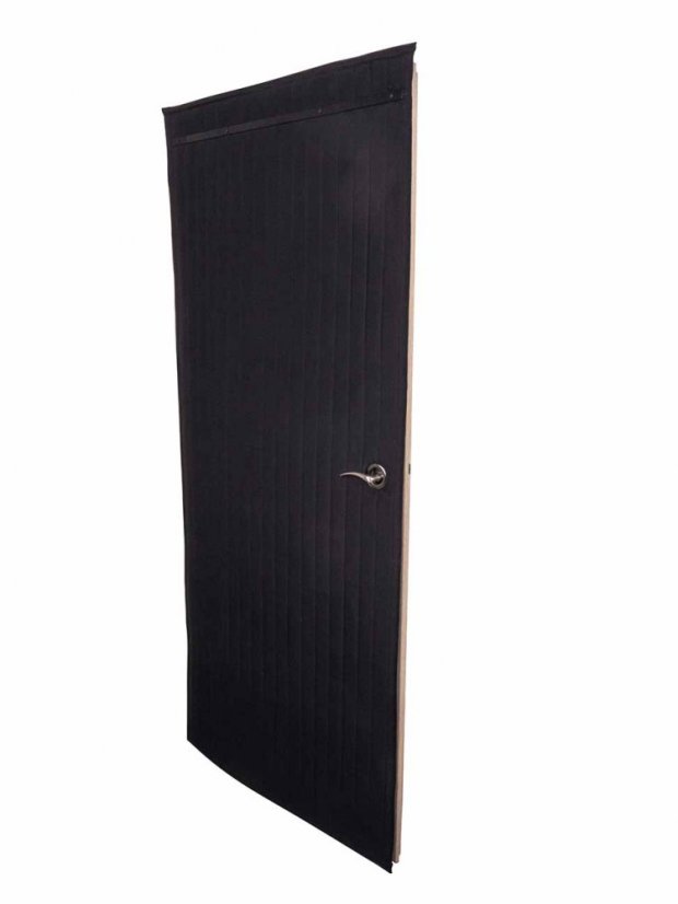 NovaSilence MLV (ALL doors) - Sound insulation for door (MLV + acoustic layer) - Soundproofing panel that you can hang on the door - Door Type & Thickness: Velcro 10cm for any door type