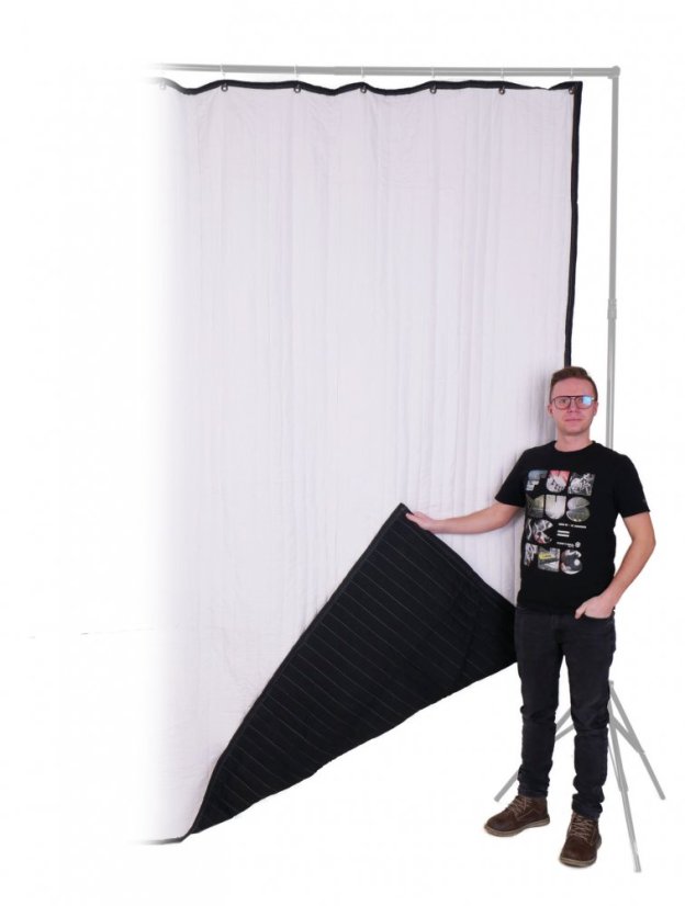 sound blanket VB76G white side person 001