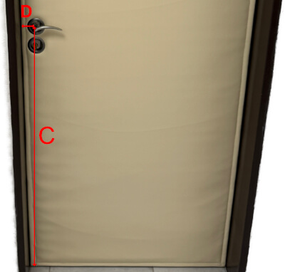 FrontSilence handle hole measurement